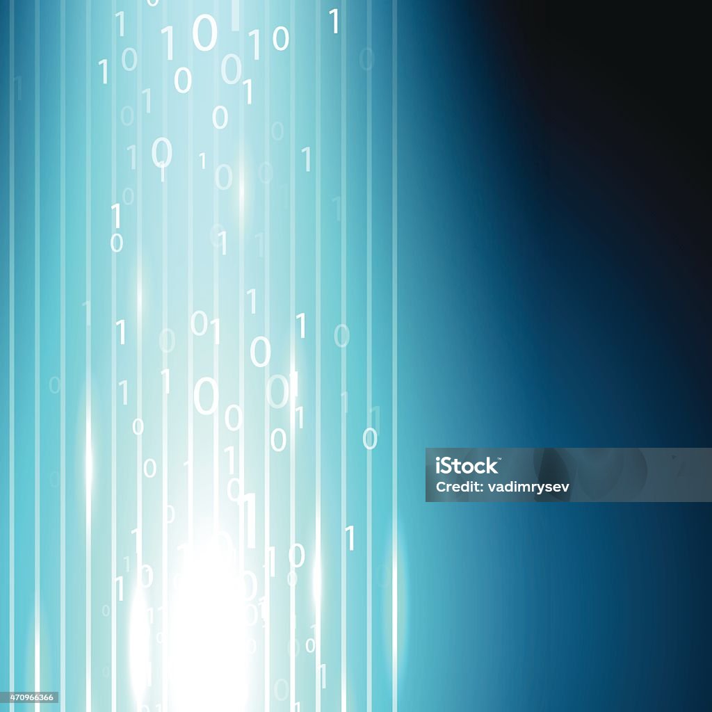 Stream Of Binary Code Stock Illustration - Download Image Now - 2015 ...