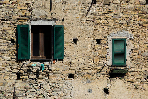 View of Italian Village stock photo