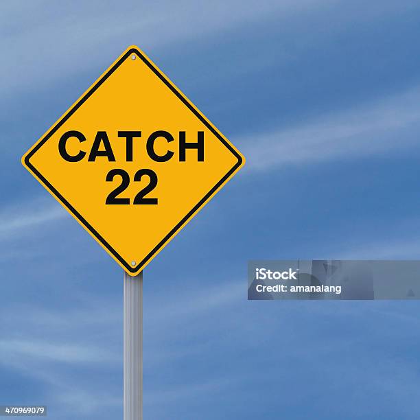 Catch 22 Ahead Stock Photo - Download Image Now - 20-24 Years, Blue, Catching