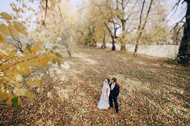istock Wedding couple in love outdoors 470971004