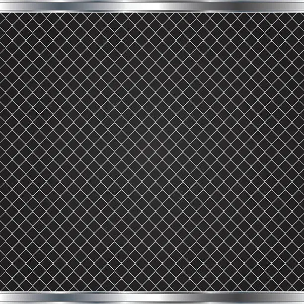 Vector illustration of Metal Net Texture