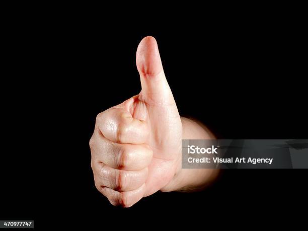 Everything Is Okay Stock Photo - Download Image Now - Adult, Agreement, Black Background