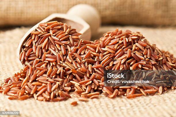 Red Rice Stock Photo - Download Image Now - 2015, Agriculture, Asia