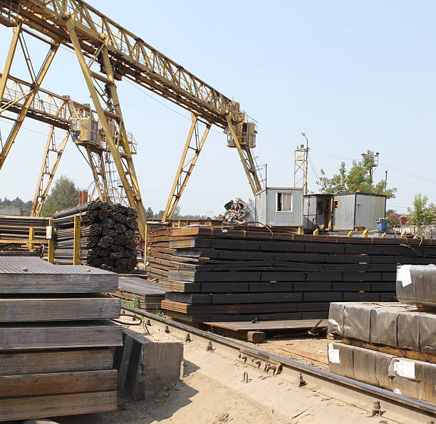 istock view of the production site with crane 470978666