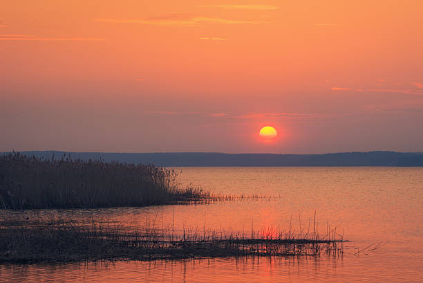 istock Beautiful Sunset Over  the Lake in Early Spring 470979080