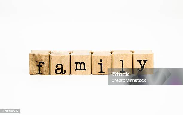 Family Wording Relatives Concept Stock Photo - Download Image Now - Adult, Bonding, Child