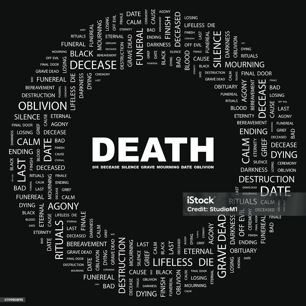 MORTE. - Royalty-free Acabar arte vetorial
