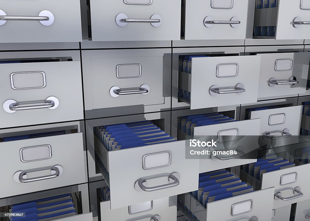 ARCHIVES - 3D Computerin Archives Concept Advice Stock Photo