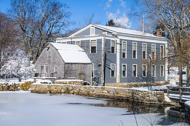 istock Grist Mill And Town Hall 470984243
