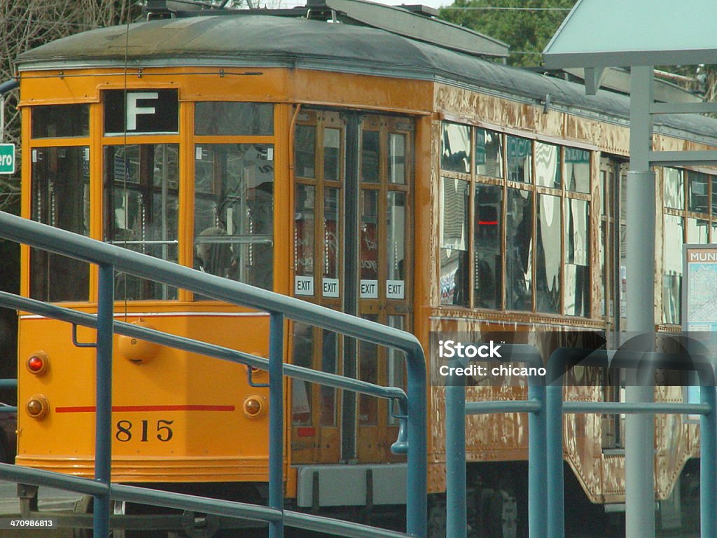 Tramway de San Francisco - Photo de Couleur verte libre de droits