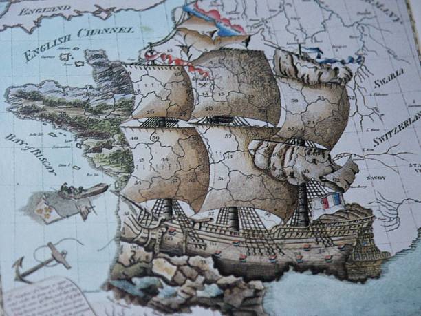 istock detail of a 1595 map 470987141