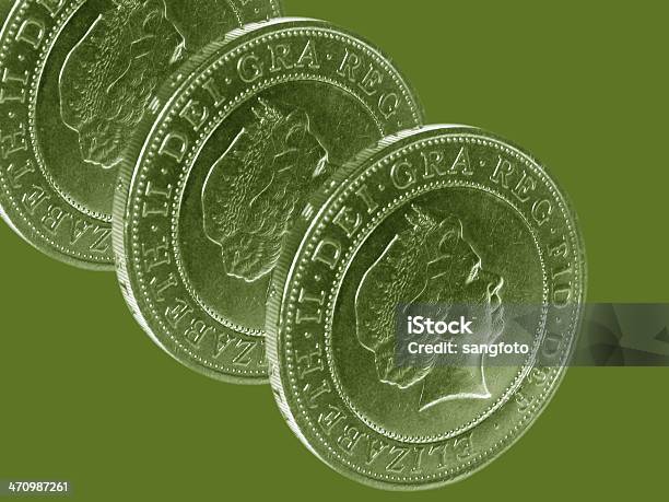 Monete Britannica - Fotografie stock e altre immagini di Close-up - Close-up, Collezione, Colore verde