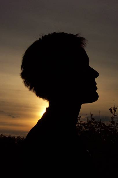 istock Beautiful short hair woman - profile 470987437
