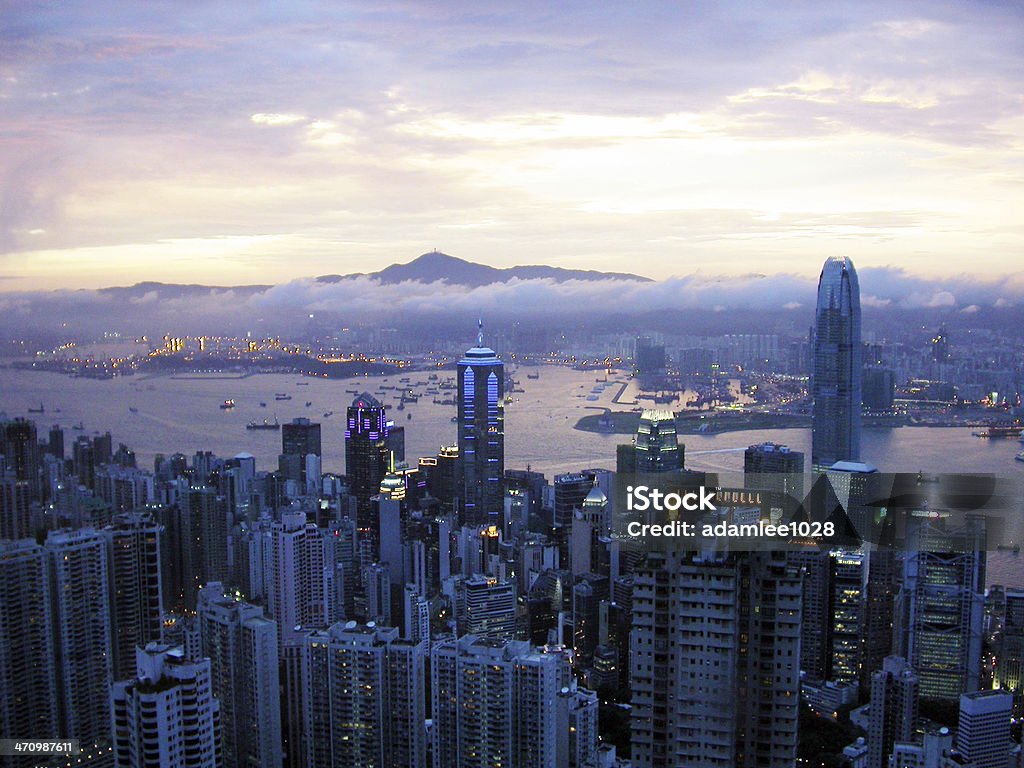 Dopo la pioggia-Hong Kong 01 - Foto stock royalty-free di Ambientazione esterna