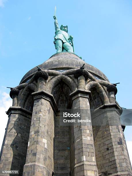 Photo libre de droit de Monument De Herrmann banque d'images et plus d'images libres de droit de Allemagne - Allemagne, Bronze - Alliage, Bronze - Couleur