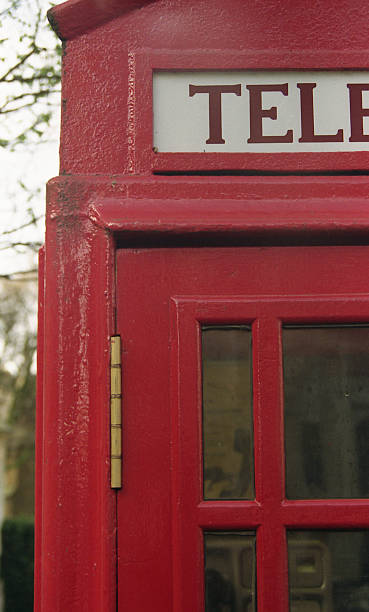 Caixa de telefone Britânico - fotografia de stock