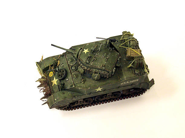 istock Model of an antique tank 470988869