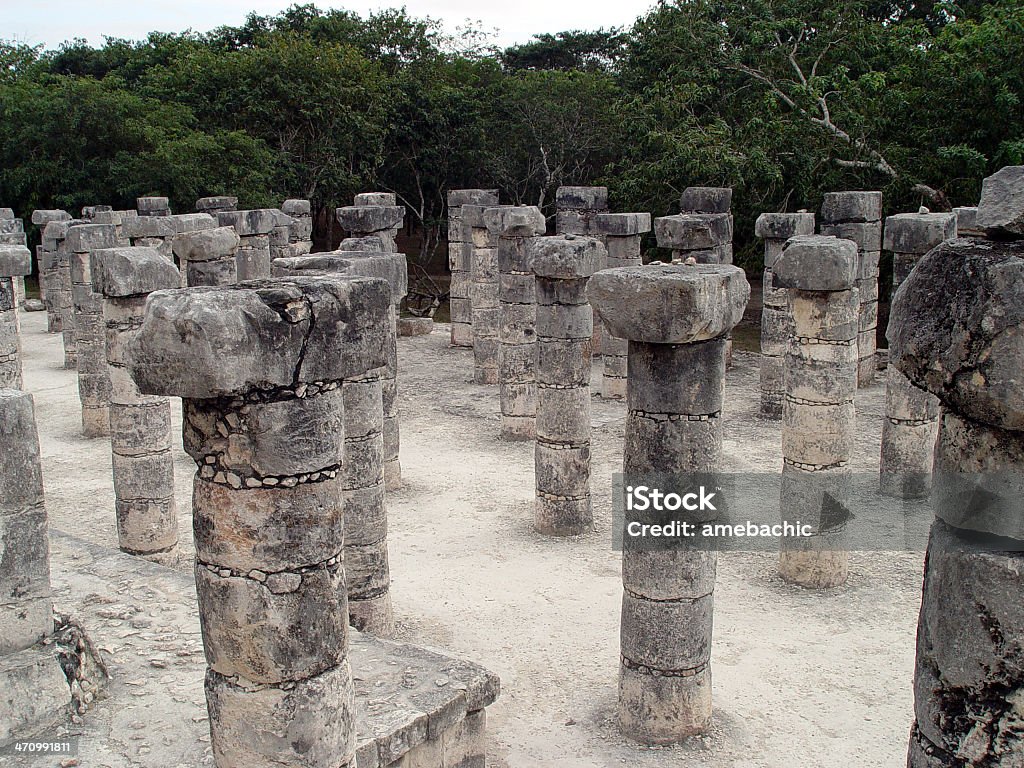 Colunas maia - Foto de stock de Arcaico royalty-free