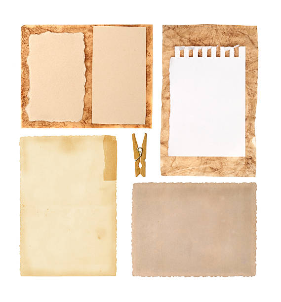 istock Collection of various grunge paper pieces 470992050