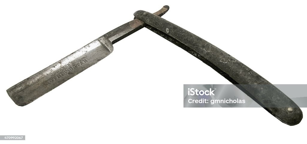 Rusty vieja máquina de afeitar - Foto de stock de Cuchilla de afeitar libre de derechos