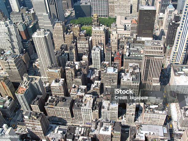 Widok Manhattanu Od Empire State Building - zdjęcia stockowe i więcej obrazów Bez ludzi - Bez ludzi, Dolny Manhattan, Fotografika