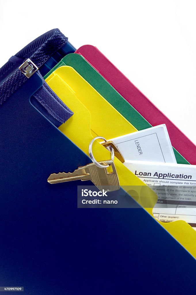loan-Beantragungspaket - Lizenzfrei Akte Stock-Foto