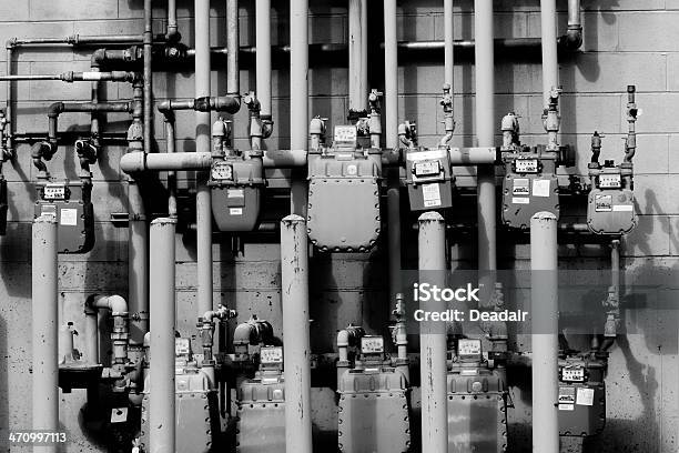 Electric Nightmare In Bw Stock Photo - Download Image Now - Abundance, Asia, Blue-collar Worker