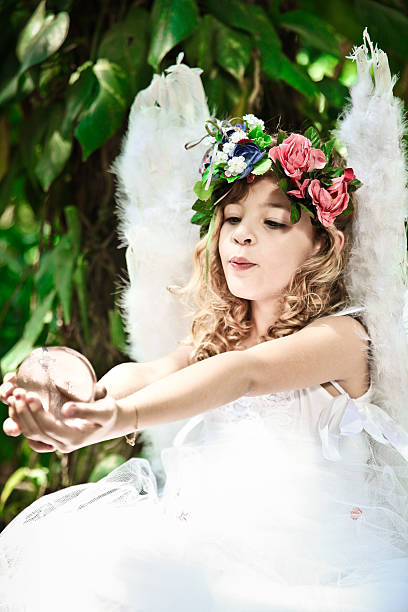 istock Fairy girl and her crystal ball 470997930
