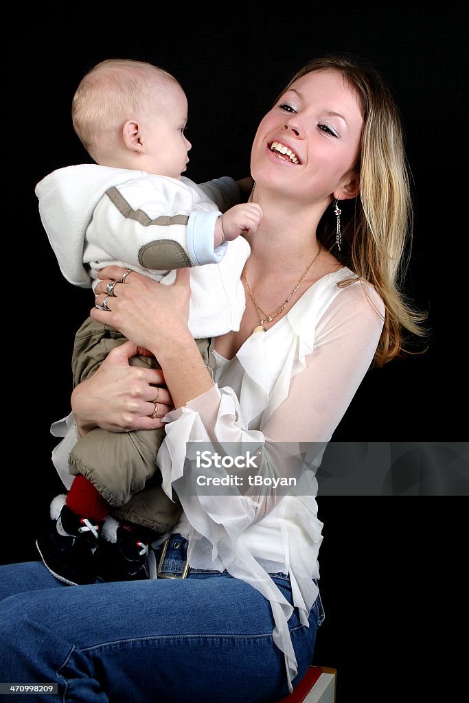 Mãe com seu Bebê - Royalty-free Aprender Foto de stock