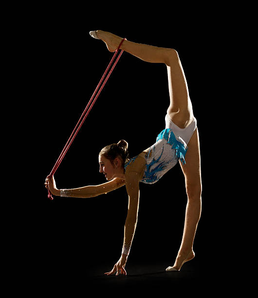 istock Girl engaged art gymnastic 470998544