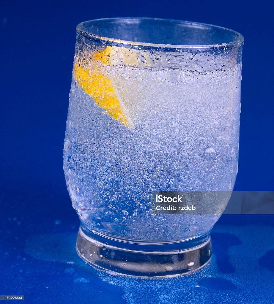 Bebida com Citron - Foto de stock de Azul royalty-free
