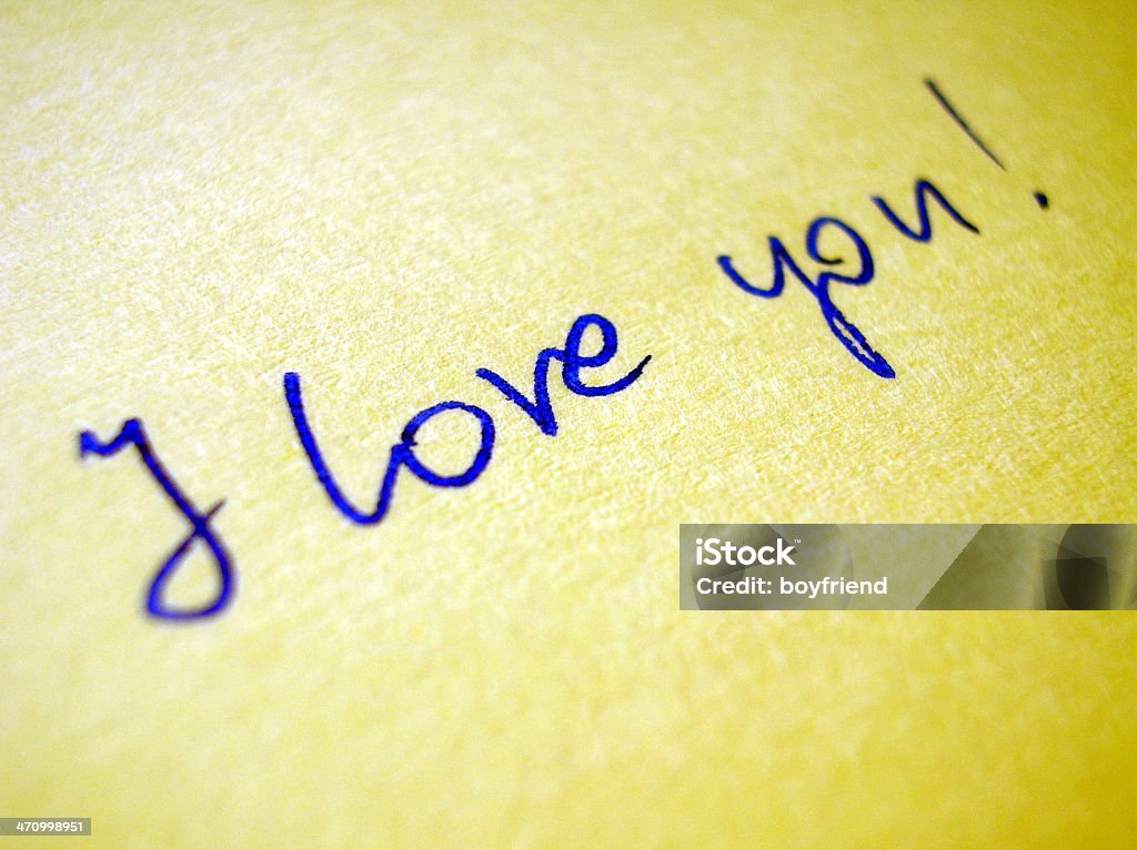 I love you III Handwritten text I love you  Abstract Stock Photo