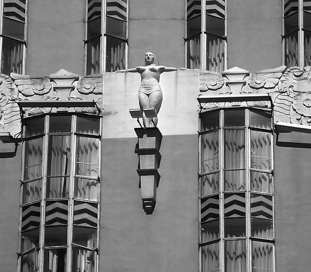 Art Deco Building stock photo