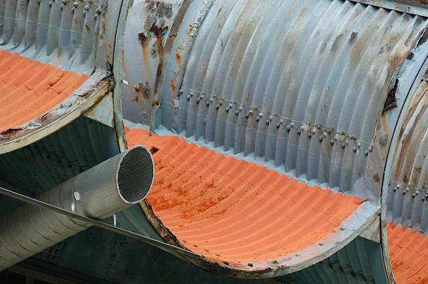 Industrial Roof stock photo