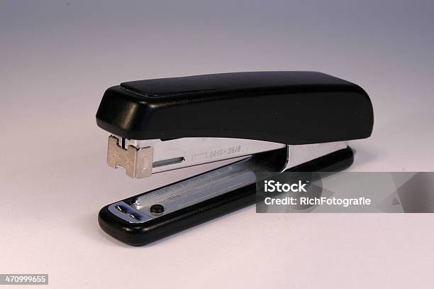 Black Stapler Stock Photo - Download Image Now - Black Color, Close-up, Cut Out