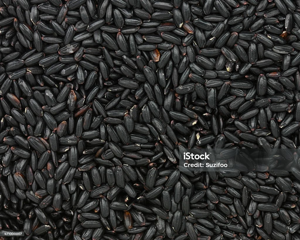 Arroz Preto Proibido - Royalty-free Arroz preto Foto de stock