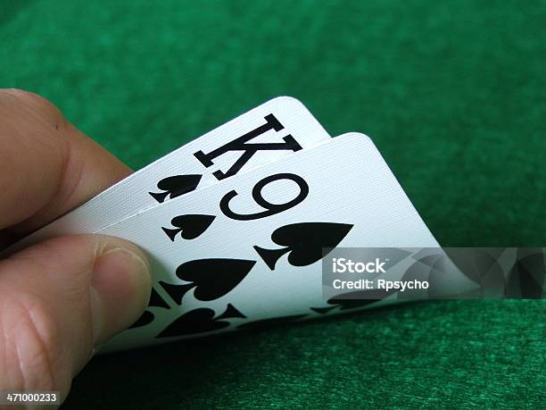 Hold Em K9 Stockfoto und mehr Bilder von Poker - Poker, Bildschärfe, Blatt - Kartenspiel