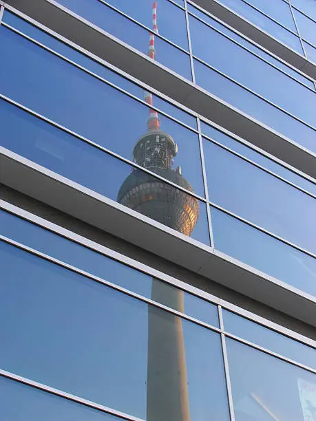 Photo of reflection on a window