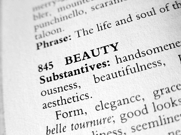 istock Word - beauty, black and white 471000939