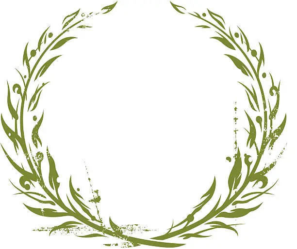 Vector illustration of Laurel wreath