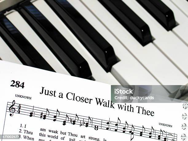 Piano Hymns Stock Photo - Download Image Now - Music, Church, Hymnal