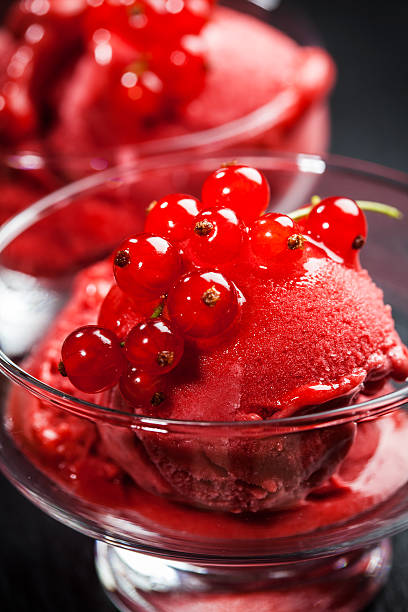 Summer sorbet with fruits