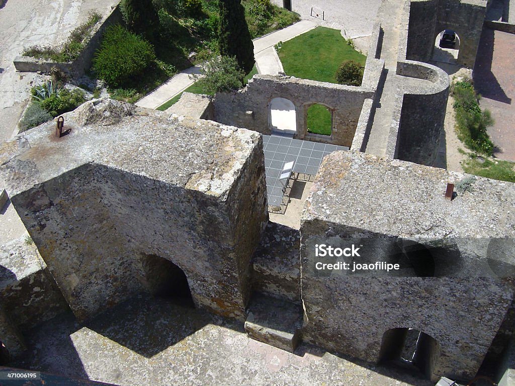 Palmela castle9 - Lizenzfrei Bauwerk Stock-Foto