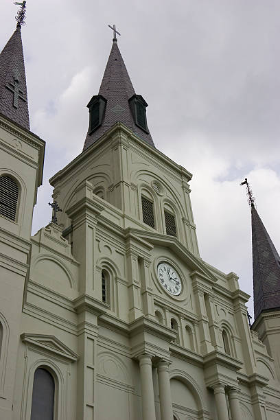 istock St. Louis Cathedral New Orleans top view 471009735