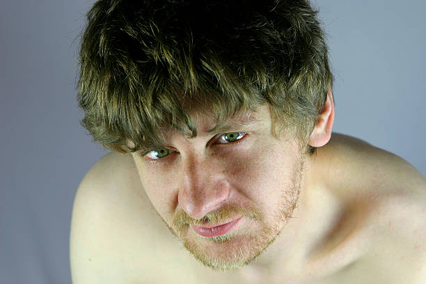 istock man who looking at you - color 471009953