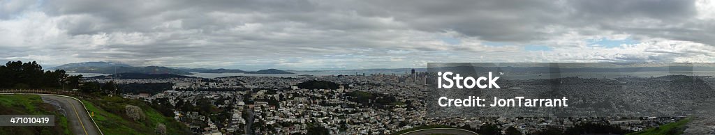 Sutro Hill SF-Panorama - Lizenzfrei Anhöhe Stock-Foto