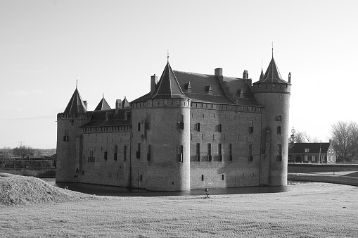 The Muiderslot, one of the old castles in the Netherlands.