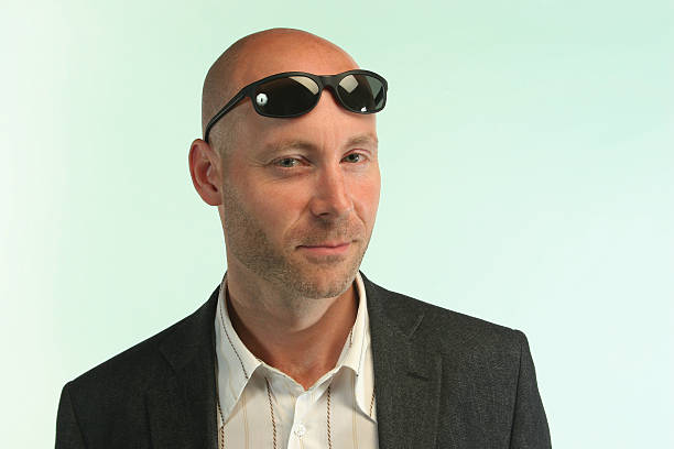 Cool man stock photo