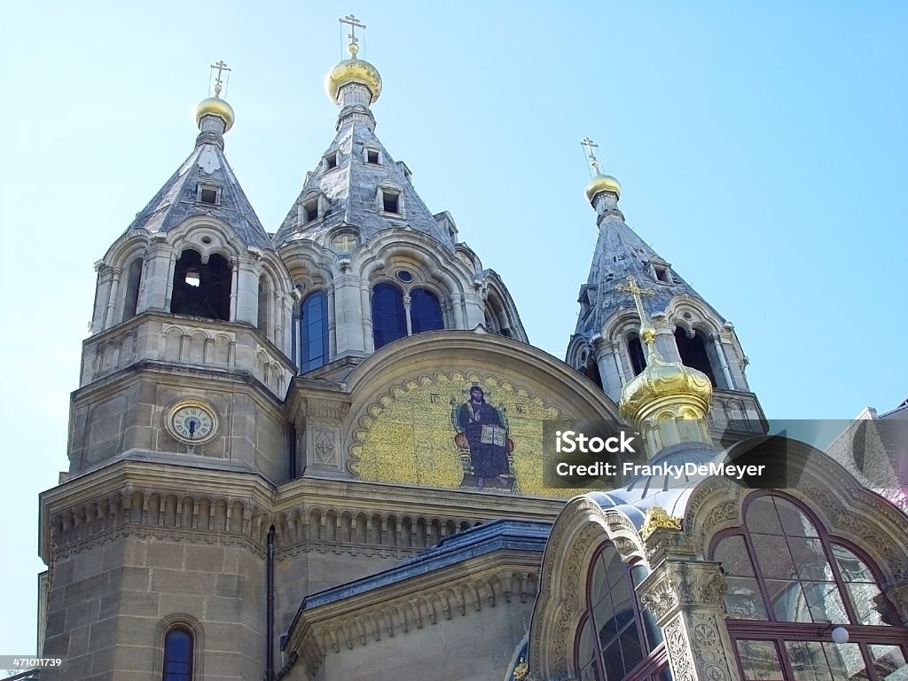 Saint Catedral de Alexandre Nevski em Paris. - Foto de stock de Alexandre o Grande royalty-free