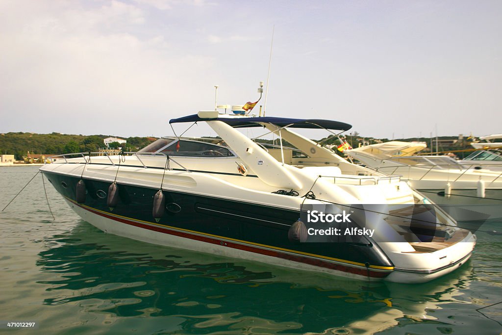 Motoscafo da competizione - Foto stock royalty-free di Acqua